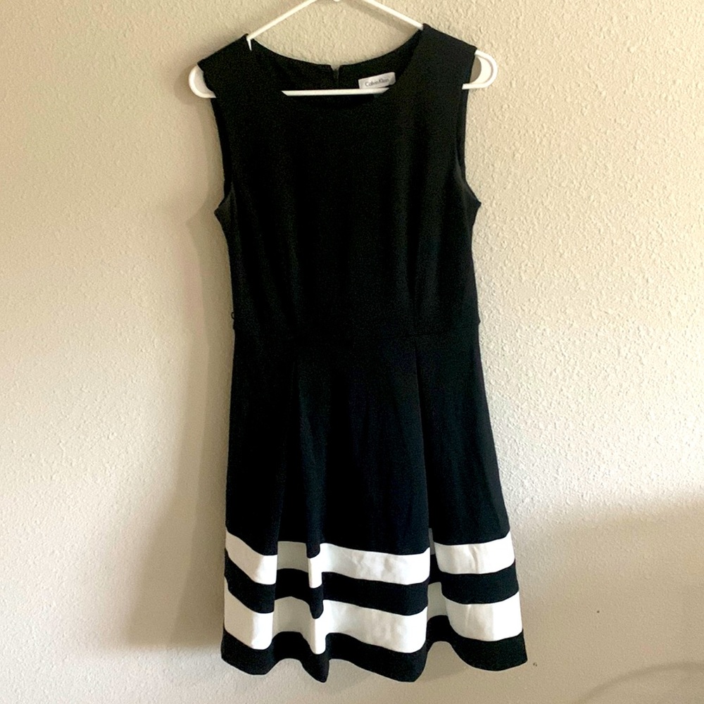 Calvin Klein striped dress